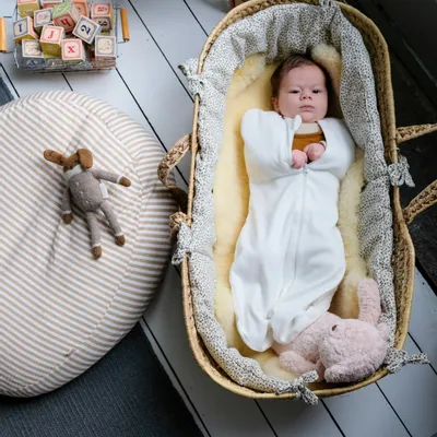 Childcare accessories - Pointelle swaddler — Swaddling sleeping bag - TANTE REINE