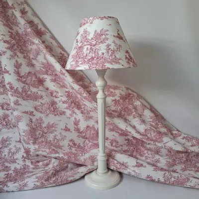 Abat-jours - Abat jour en TOILE DE JOUY - CÔTE OUEST DÉCO - PRO