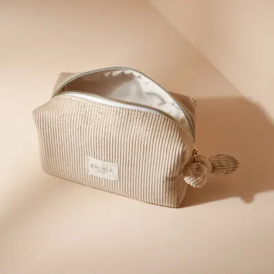 Beauty products - Makeup bag velvet 20 x 12 x 8 cm - BACHCA