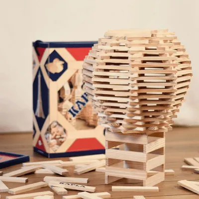 Jeux enfants - Baril 200 planchettes nature - KAPLA