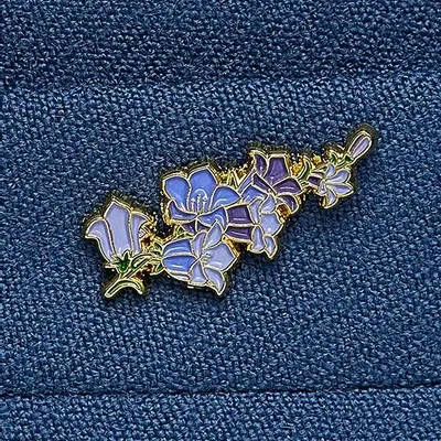 Broches - Blue Bell - PINPINPIN.IT