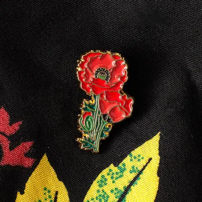 Broches - Pin Coquelicot - PINPINPIN.IT