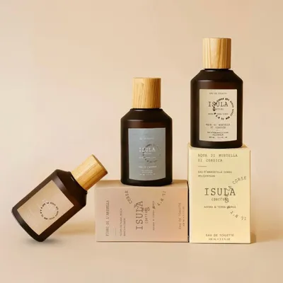 Parfums pour soi et eaux de toilette - Eau de Toilette - Eau de Parfums - Gamme Spa - Gamme Bain - Savon - ISULA PARFUMS & ISULA CASA