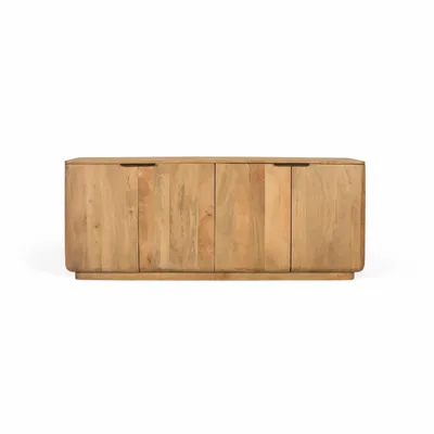 Buffets - Buffet en bois de manguier avec coins arrondis - GINER Y COLOMER