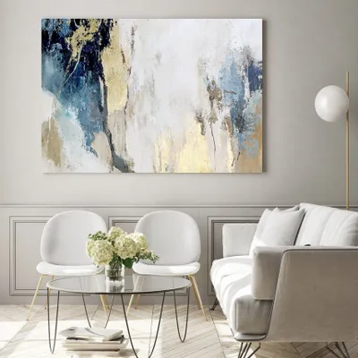 Aménagements pour bureau - « Avalacnhe » Série de peintures abstraites texturées faites à la main - MATISS ART STUDIO