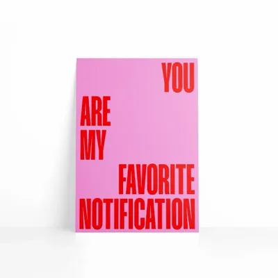 Carterie - Carte de voeux - Notification - PIECE & LOVE