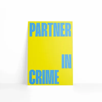 Carterie - Carte de voeux - Partner in crime - PIECE & LOVE