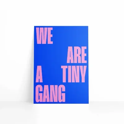 Carterie - Carte de voeux - Tiny gang - PIECE & LOVE
