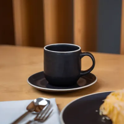 Mugs - Tea/Cappuccino Mug with Saucer - MOLDE