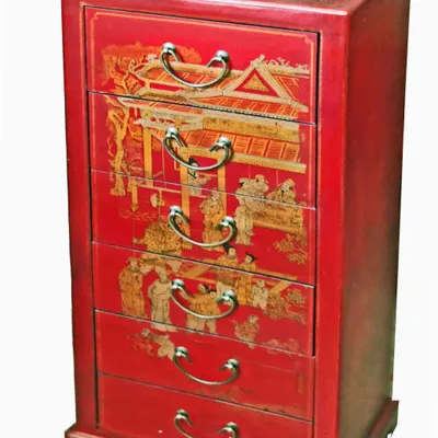 Objets de décoration - Chiffonnier à six tiroirs Ming - GALERIE D'ORIENT