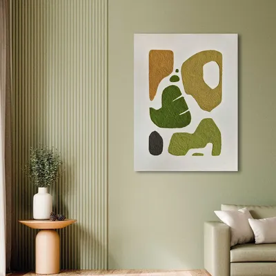 Tableaux - « Bay 6 » Série de peintures abstraites texturées faites à la main - MATISS ART STUDIO