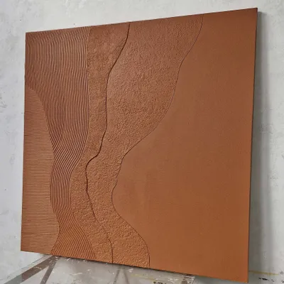 Aménagements pour bureau - « Nile » Série de peintures abstraites texturées faites à la main - MATISS ART STUDIO