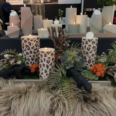 Customizable objects - Custom-printable tealight holders – Made in Germany. Suitable for indo - QULT DESIGN GMBH