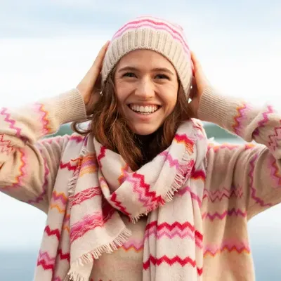 Foulards et écharpes - Cashmere Scarf, Pullover & Beanie Fair Isle - CUTE STUFF GMBH