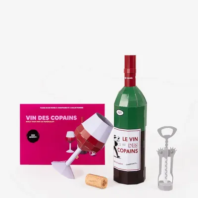 Cadeaux - Pliage à monter Vin des Copains - CINQPOINTS