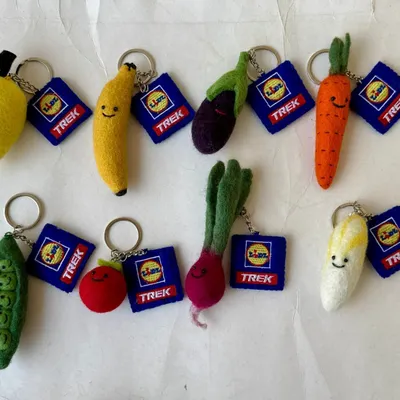 Jewelry - Personalized colorful keychains from 100% wool! - PERSON'ELLE