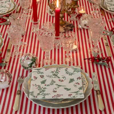Napkins - CHRISTMAS BIRDS - FRANÇOISE PAVIOT