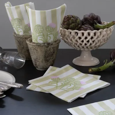 Napkins - ARTICHOKE - FRANÇOISE PAVIOT