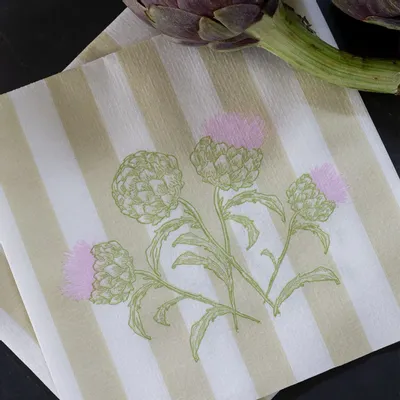 Napkins - ARTICHOKE - FRANÇOISE PAVIOT
