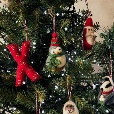 Other Christmas decorations - 100% wool Christmas decoration - PERSON'ELLE