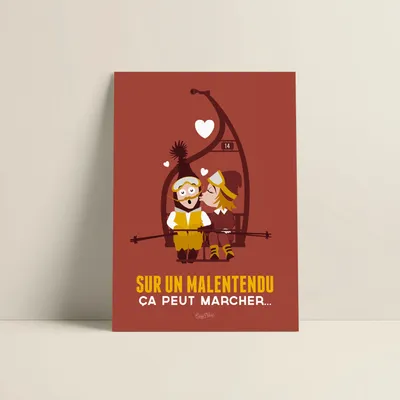 Affiches - Affiche Sur Un Malentendu - COSYNÉVÉ - MOUNTAIN POSTERS