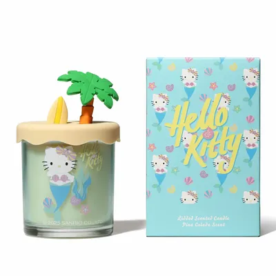 Candles - Hello Kitty Seasons Summer Candle, Pina Colada Scented with 3D Lid - DALIAN TALENT GROUP
