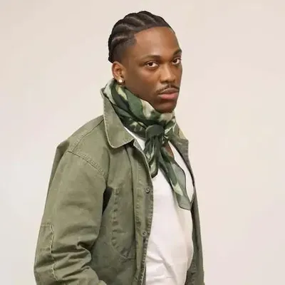 Foulards et écharpes - Bandana en coton FILIPO vert - MONSIEUR CHARLI