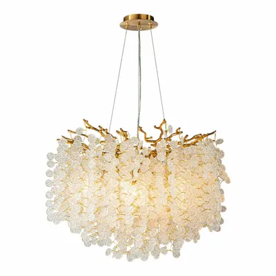 Suspensions - Lustre Raindrop 60 cm - Doré - Fer+Verre - BAROQUE COLLECTION - DUTCH STYLE