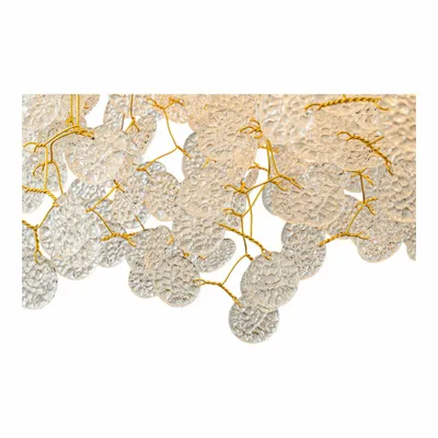 Hanging lights - Chandelier Raindrop 60 cm - Gold - Iron+Glass - BAROQUE COLLECTION - DUTCH STYLE