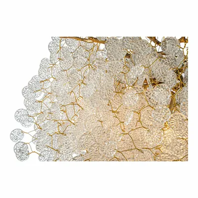 Suspensions - Lustre Raindrop 40 cm - Doré - Fer+verre - BAROQUE COLLECTION - DUTCH STYLE