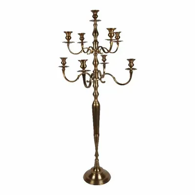Objets de décoration - Bougeoir 182 cm - Doré - Aluminium - DUTCH STYLE