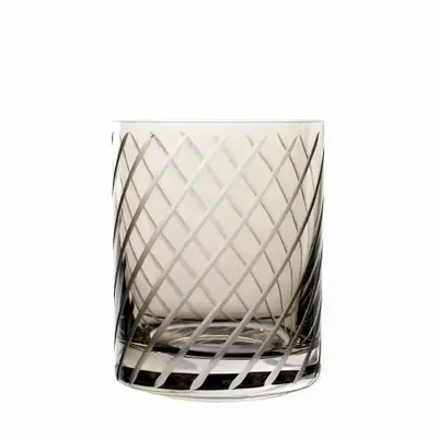 Glass - Gratia crystal glasses for water / drinks Mokka - 1 piece 320 ml - PEKALLA CRISTAL GLASS