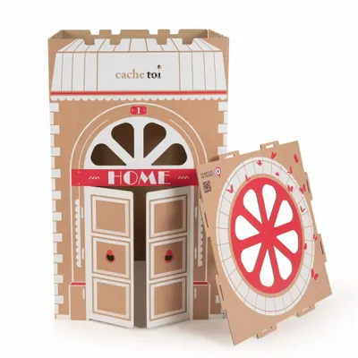 Objets design - cabane pliable made in France en carton - HOME / CACHE TOI - CACHETOI