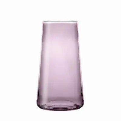 Glass - Vida Slate Coloured Cocktail / Water / Drinks Glass - 6 pieces 450 ml - PEKALLA CRISTAL GLASS