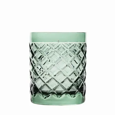 Candlesticks and candle holders - Iris Malachit Scented Soy Crystal Candle - PEKALLA CRISTAL GLASS