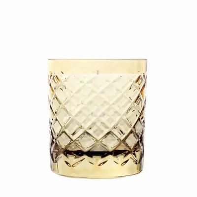 Candlesticks and candle holders - Iris Sunset Scented Soy Crystal Candle - PEKALLA CRISTAL GLASS