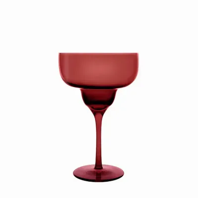 Glass - Vispera Rosal Colored Martini Glass - 1 piece 340 ml - PEKALLA CRISTAL GLASS