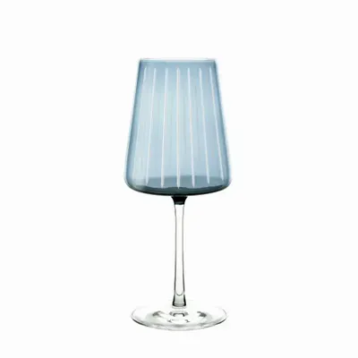 Glass - Vida Linea Mist Colored Wine Glass - 1 piece 520 ml - PEKALLA CRISTAL GLASS