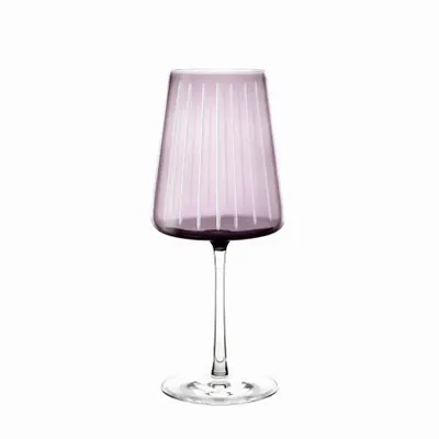 Glass - Vida Linea Verb Colored Wine Glass - 1 piece 520 ml - PEKALLA CRISTAL GLASS