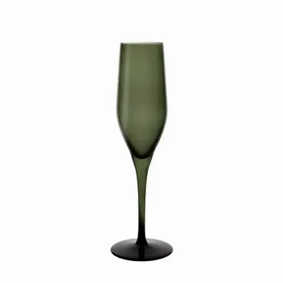 Verres - Vispera Verre à champagne coloré Verde - 1 pièce 170 ml - PEKALLA CRISTAL GLASS