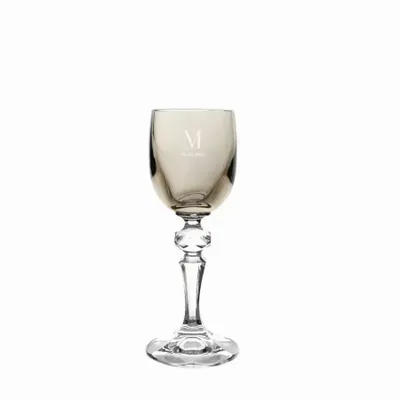 Verres - Kalatina Verres à vodka en cristalMokka avec gravure - 6 pièces 60 ml - PEKALLA CRISTAL GLASS