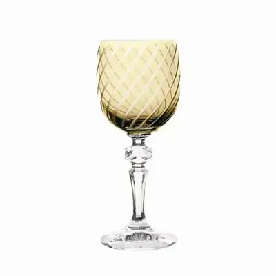 Glass - Gratia Sunset Crystal Wine Glasses - 6 Pieces 170 ml - PEKALLA CRISTAL GLASS