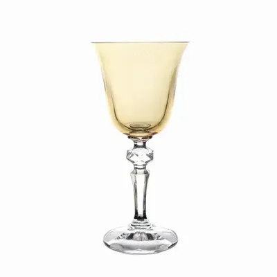 Glass - Kalatina Sunset Crystal Wine Glasses with Engraving - 6 Pieces 170 ml - PEKALLA CRISTAL GLASS