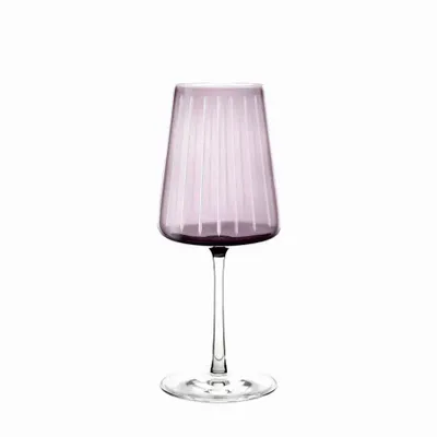 Verres - Vida Linea Verre à vin coloré Verbe - 1 pièce 400 ml - PEKALLA CRISTAL GLASS