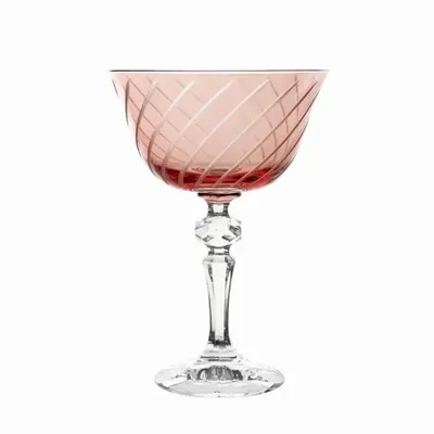Glass - Gratia Salmo crystal champagne glasses - 6 pieces 180 ml - PEKALLA CRISTAL GLASS