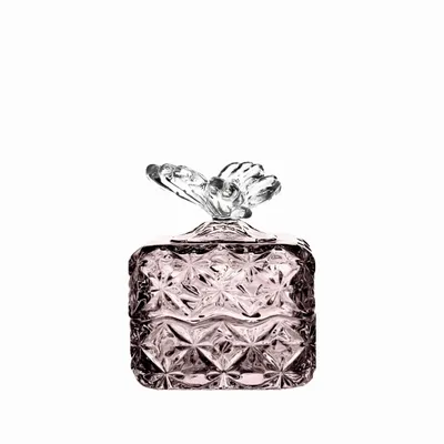 Cristallerie - Boîte en cristal PAPILLON à bijoux Slate - PEKALLA CRISTAL GLASS