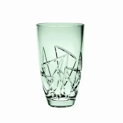 Crystal ware - Malachit crystal vase - 25 cm - PEKALLA CRISTAL GLASS