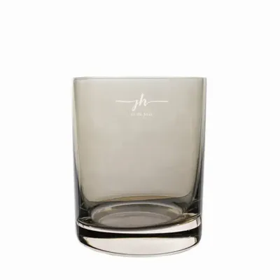 Glass - Kalatina Mokka Crystal Water Glasses with Engraving / Beverage - 6 Pieces 320 ml - PEKALLA CRISTAL GLASS