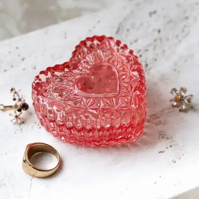 Crystal ware - Salmo Crystal box for the wedding rings of the married couple - PEKALLA CRISTAL GLASS