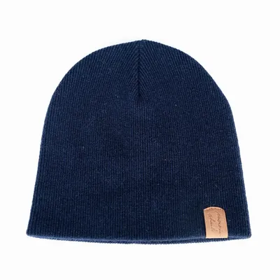 Accessoires cheveux - Bonnet en laine mérinos JIM marine - MONSIEUR CHARLI